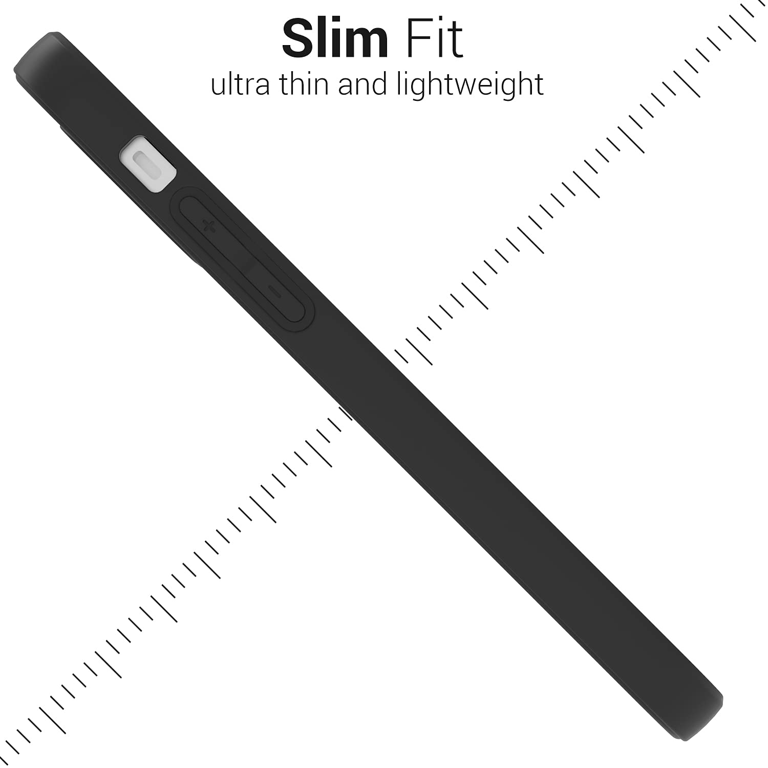 CoverON Slim TPU Case for Apple iPhone 13 Mini - Flexible Soft Protective Cover in Black | Perfect for Everyday Use & Drop Protection