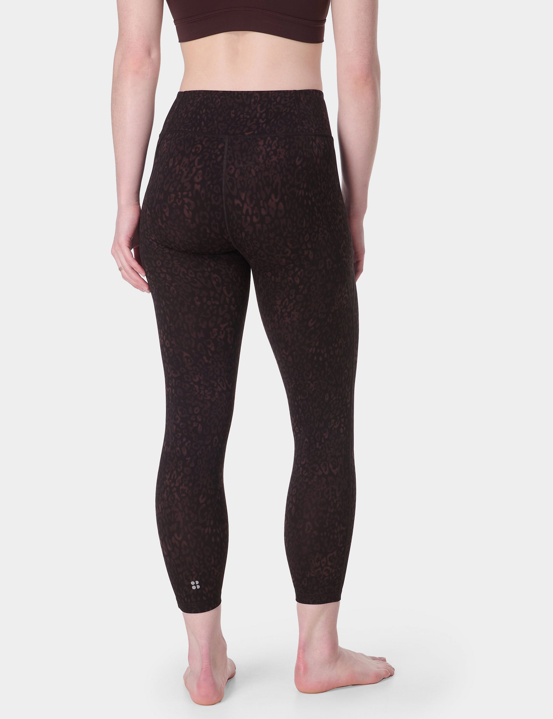 Ultimate Studio 7/8 Leggings - Brown Panther Print High Waist Yoga Pants for Women | Perfect for Yoga, Gym, Running & Lounge Wear