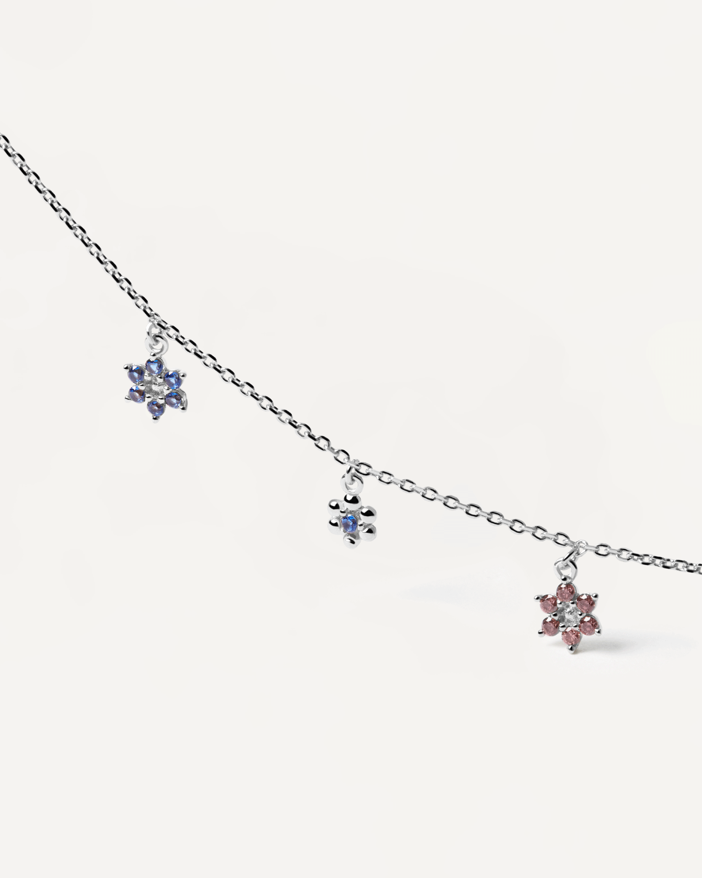 Les Filles Sterling Silver Necklace for Women - Elegant 925 Silver Jewelry Gift for Her | Perfect for Date Night, Wedding & Special Occasions