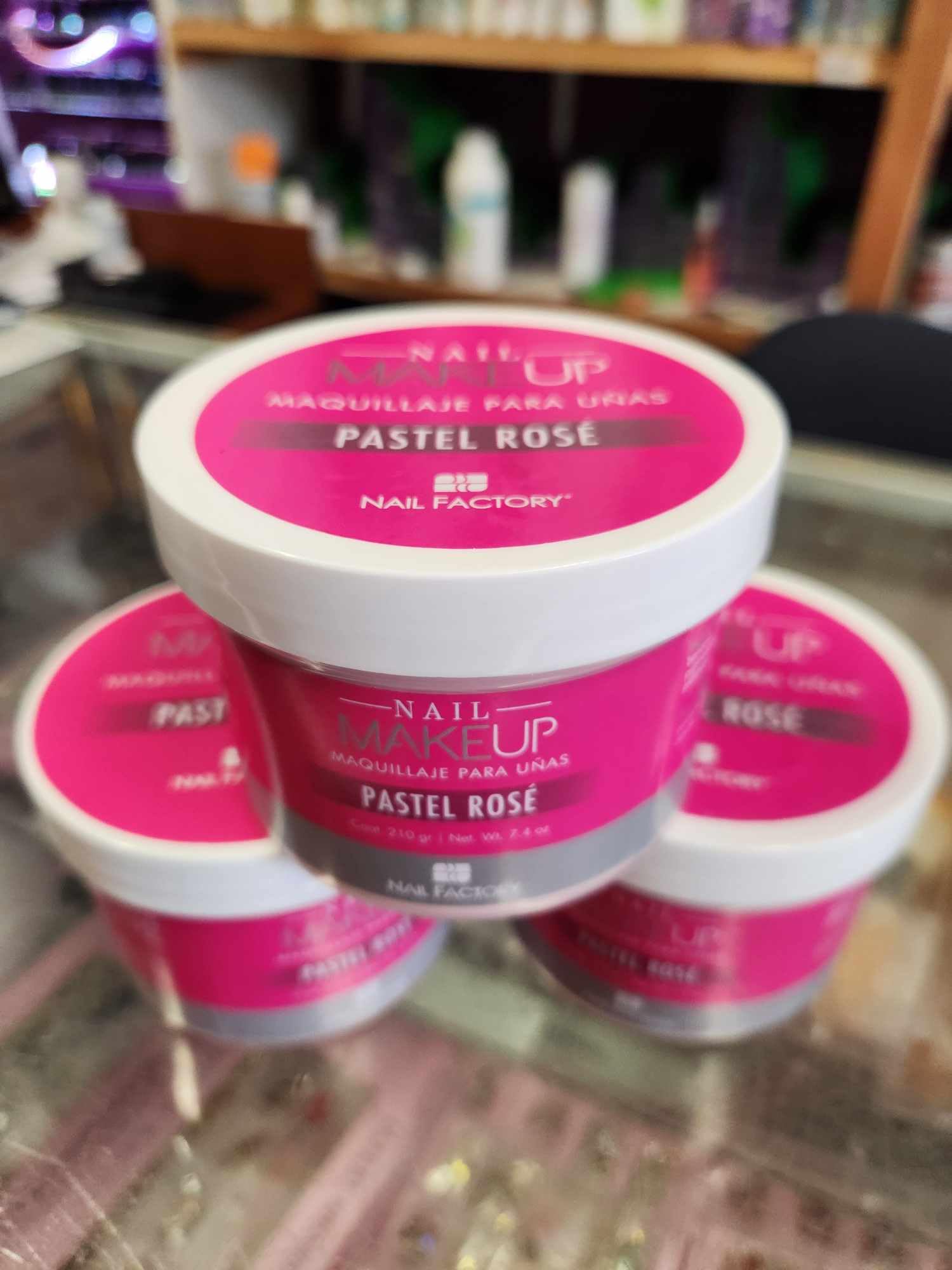 Pastel Rose 7oz Acrylic Cover Polymer Powder for Nail Art - Perfect for DIY Manicures, Salon Nail Extensions & Gel Nail Designs