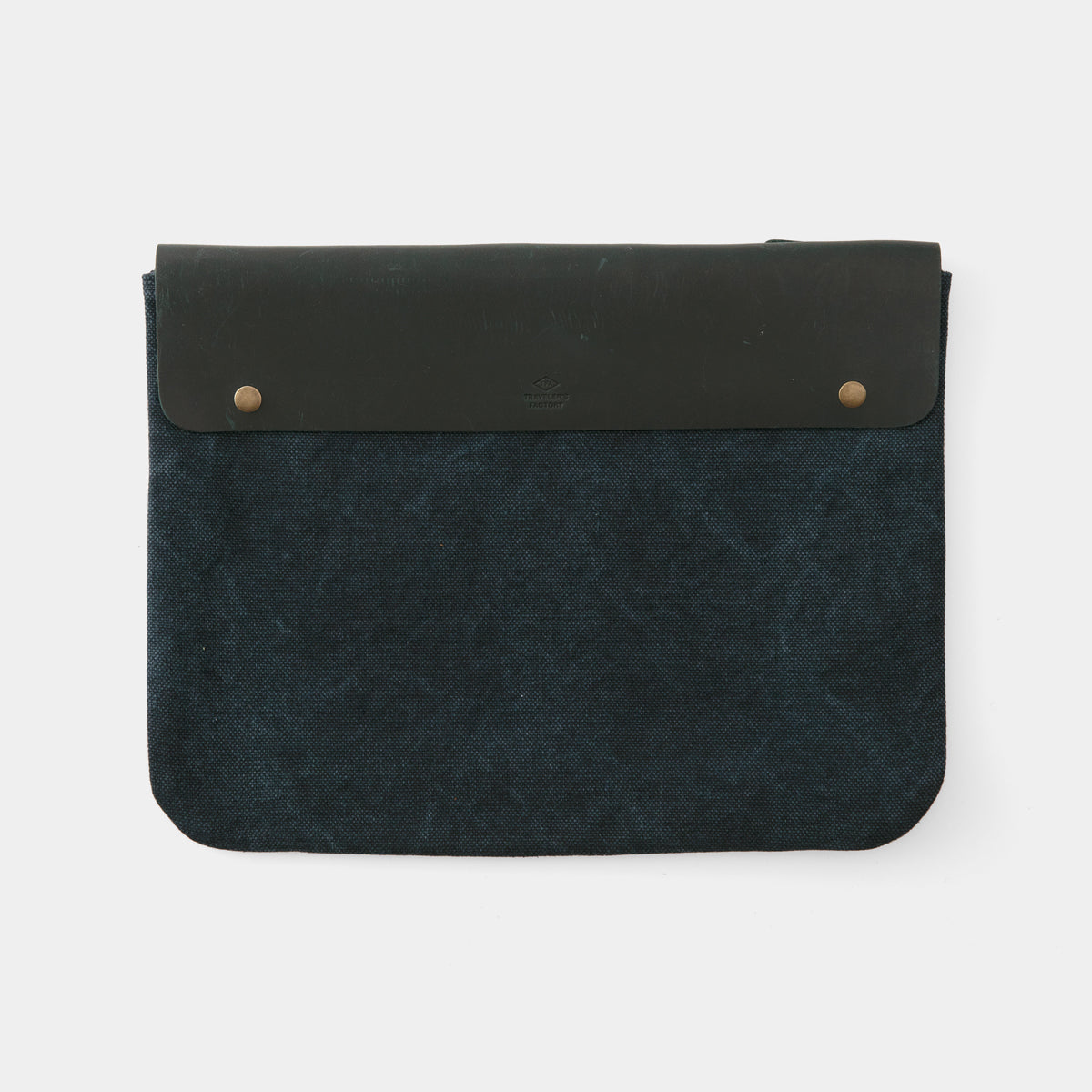 TRAVELER'S COMPANY Traveler's Factory Canvas Pouch - Large Size in Blue | Durable Storage for Travel Essentials, Stationery & Daily Carry