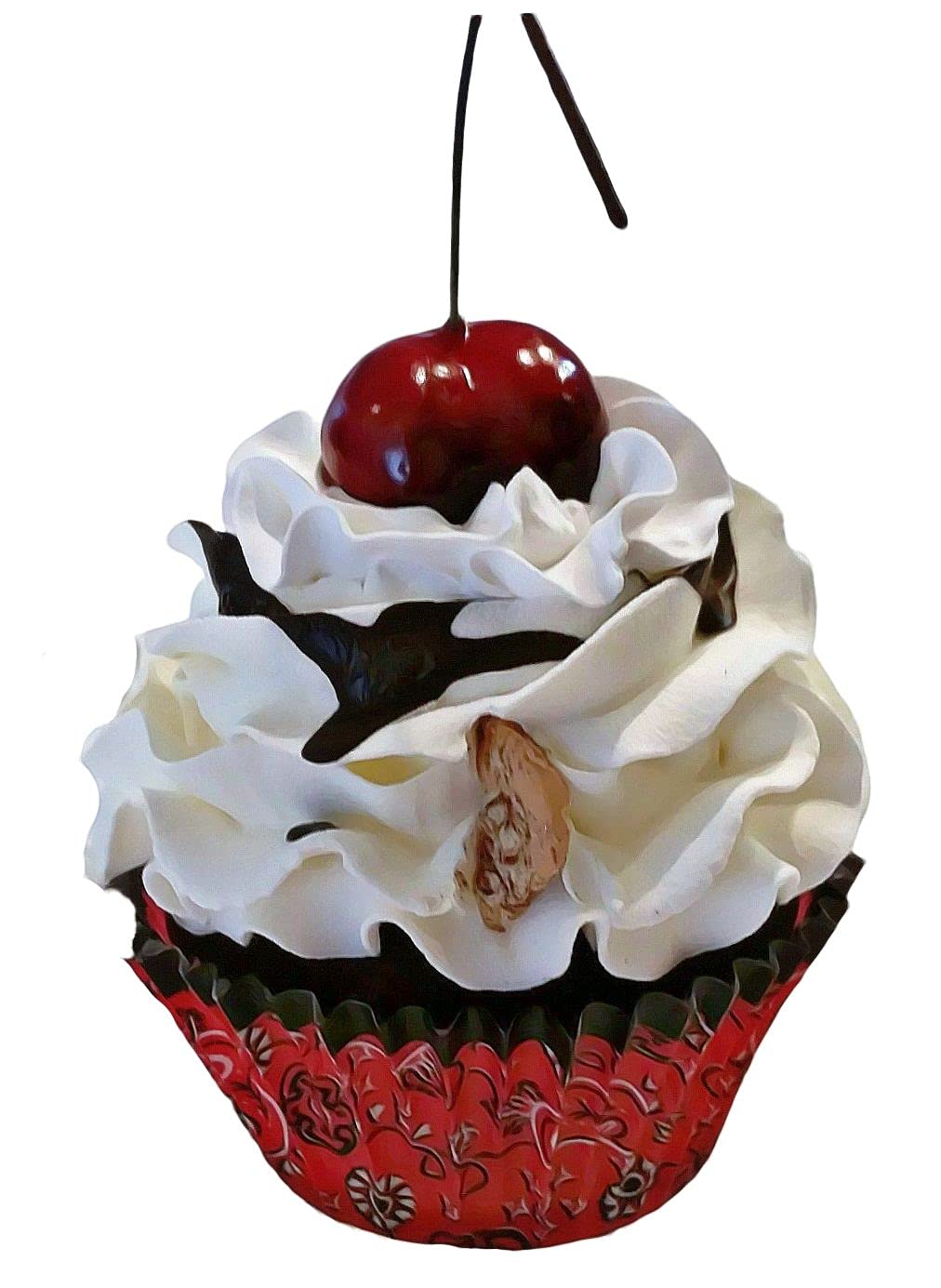 DeziCakes Fake Cupcake Decor - Realistic Country Cookie Dough Fake Cake for Wedding, Baby Shower & Party Centerpieces - Premium Fake Dessert Display for Bakeries & Home Decor