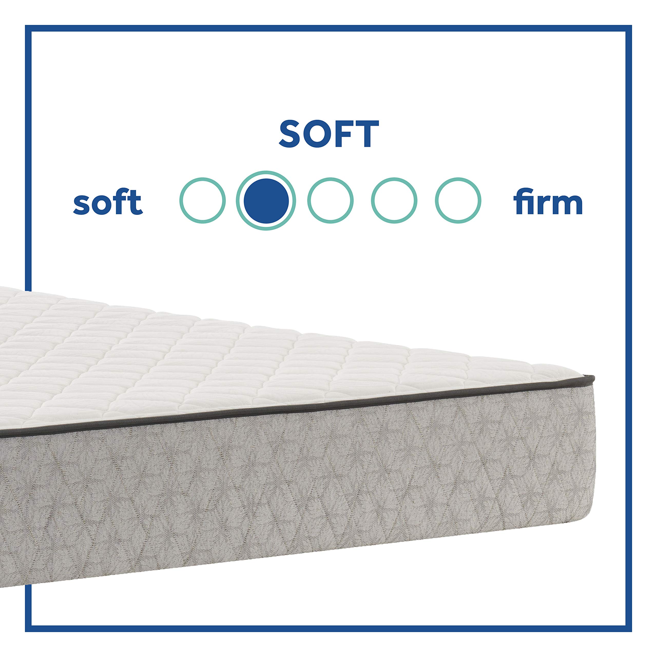 Sealy Essentials Soft Feel Twin Mattress - Comfortable Spring & Fall Support for Kids & Guest Rooms | Ideal for Dorms, Daybeds & Small Spaces