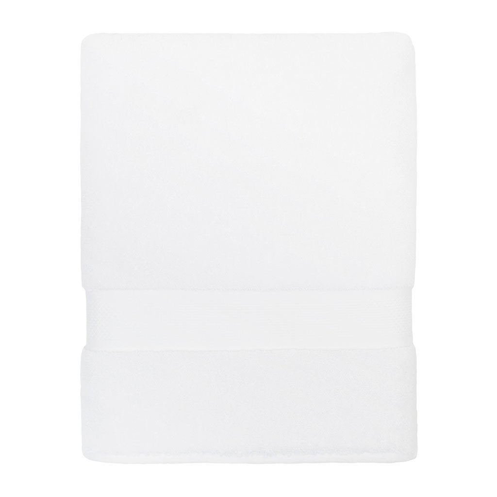 Premium 100% Cotton Classic White Bath Towels Set of 2 - Extra Large & Absorbent for Spa, Hotel, and Home Bathroom Luxury