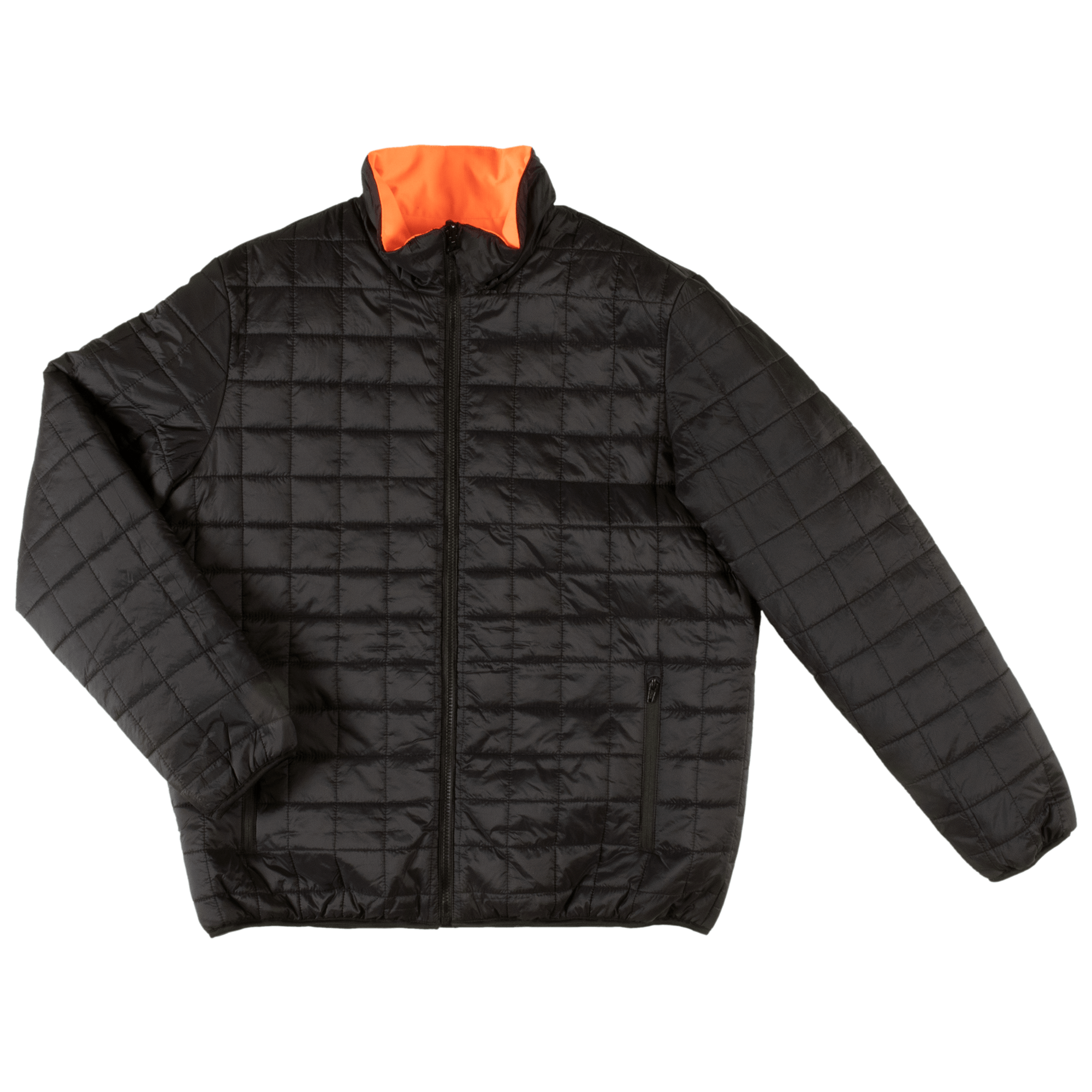 Tough Duck Reversible Safety Jacket SJ27 - High Visibility Work Jacket for Construction & Outdoor Use | ANSI Compliant Reflective Vest for Men & Women