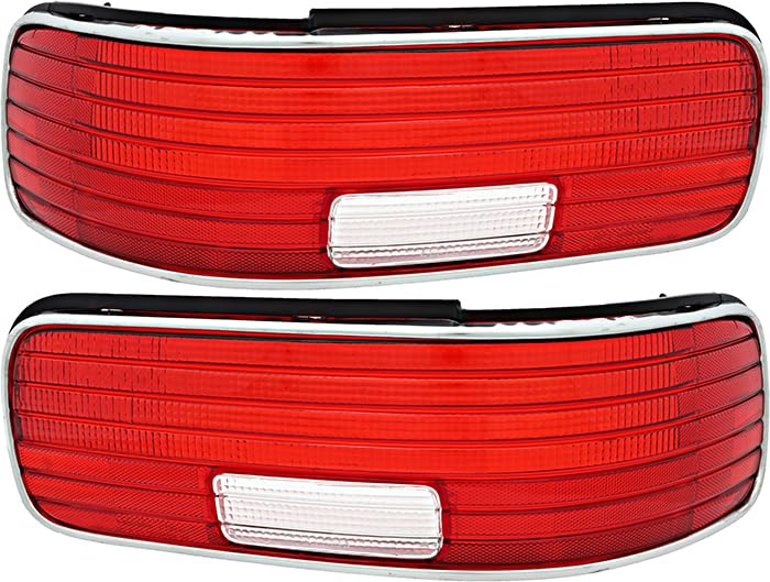 1993-1996 Chevrolet Chevy Caprice Replacement Tail Lights Lamps Set - Driver & Passenger Side - Perfect for Car Restoration & Nighttime Safety