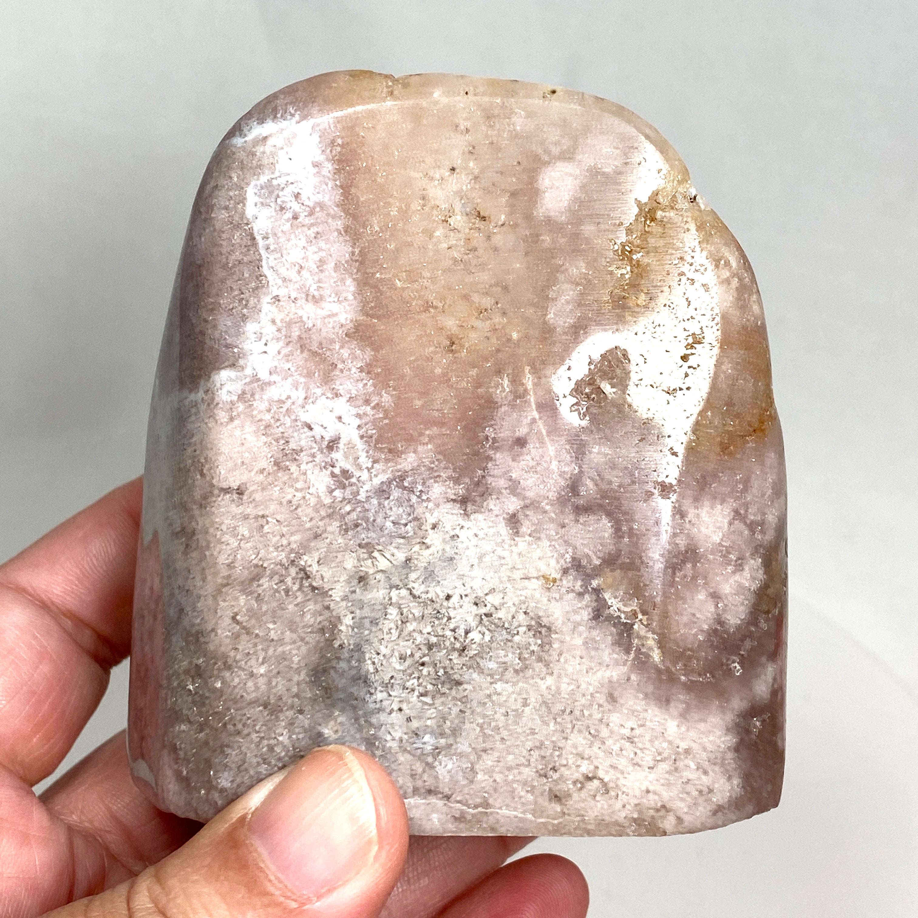 Natural Pink Amethyst Freeform Stone - Healing Crystal for Meditation, Yoga & Home Decor - PAF 04 Gemstone Specimen