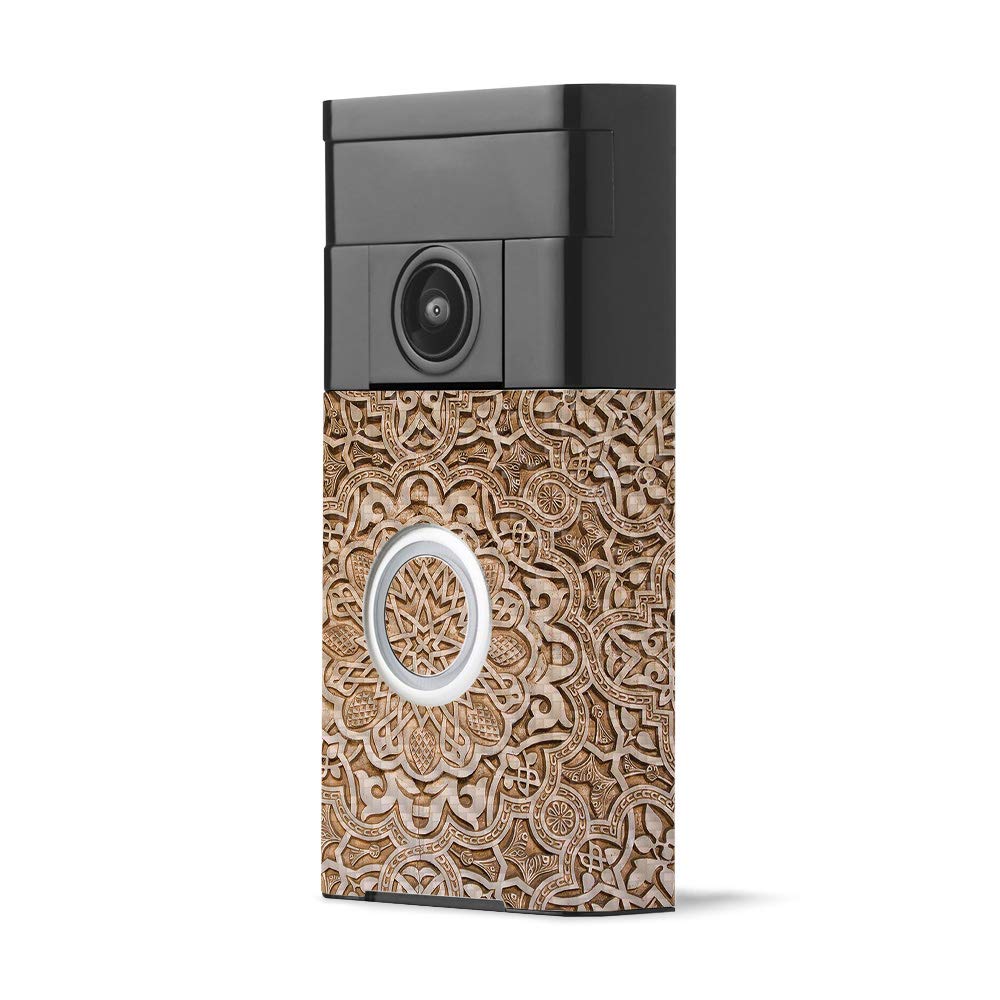 Premium Carbon Fiber Skin for Ring Video Doorbell – Protective & Durable Textured Finish | Easy to Apply & Remove | Made in USA | Stylish Home Security Upgrade