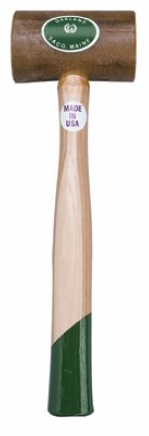 Garland Mfg 11008 Weighted Rawhide Mallet - Heavy Duty Leather Craft Tool for Leatherworking, Upholstery & Bookbinding - Perfect for Shaping, Flattening & Smoothing Leather Projects