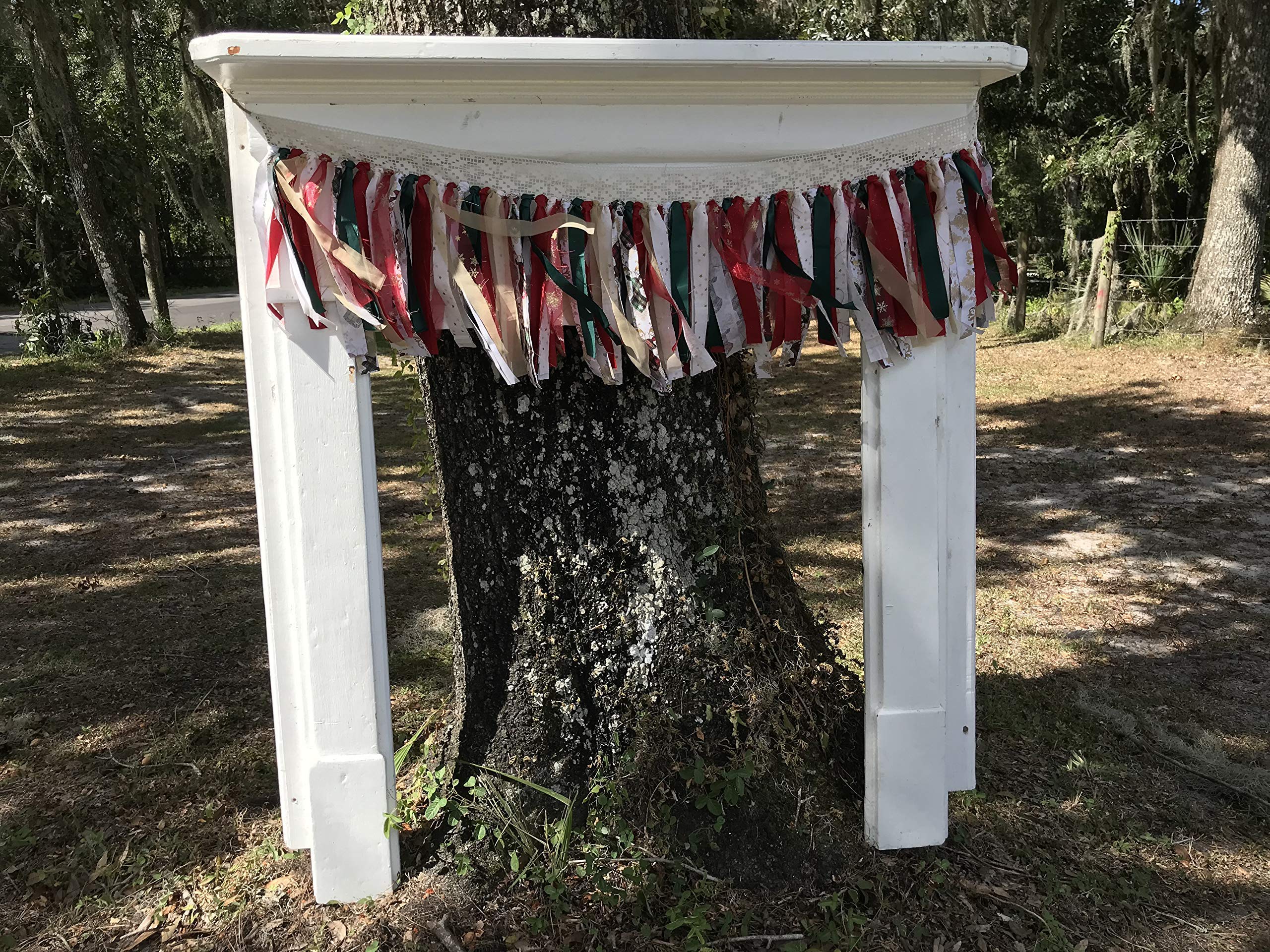 Christmas Fabric Banner Garland - Home Decor for Parties & Holidays
