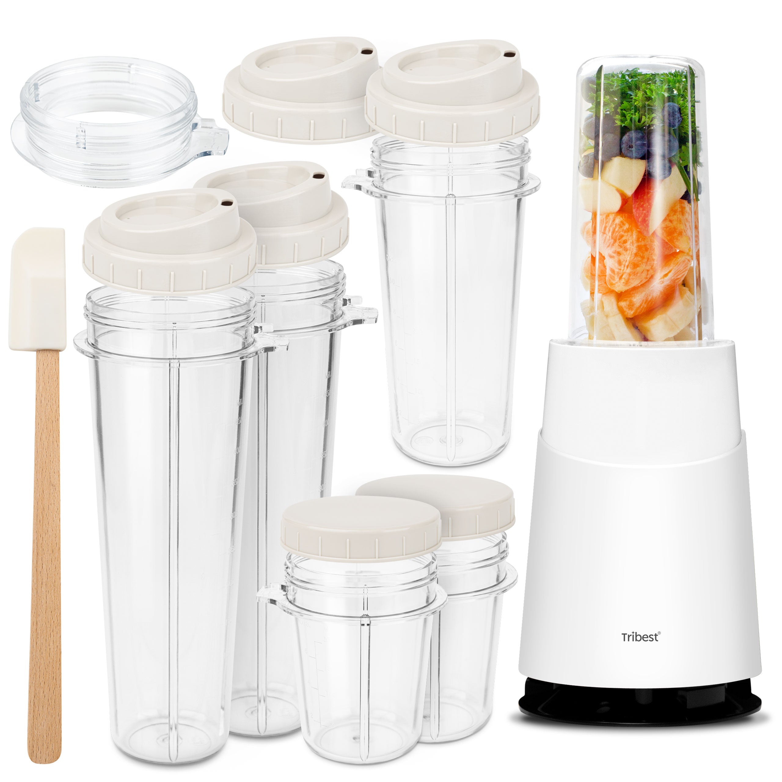 Personal Blender II® - 16-Piece Mason Jar Ready Blender Set for Smoothies, Shakes & Meal Prep | Perfect for Home, Office & Travel Use
