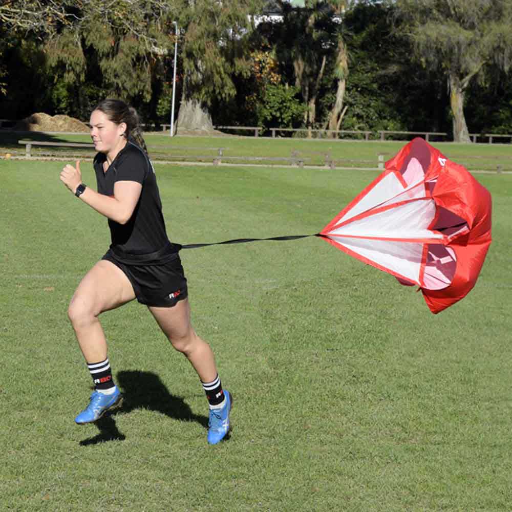 XLR8 Power Speed Chute Medium - Training Parachute for Sprinting & Agility Drills - Improve Speed, Acceleration & Athletic Performance (Football, Soccer, Track & Field Training)