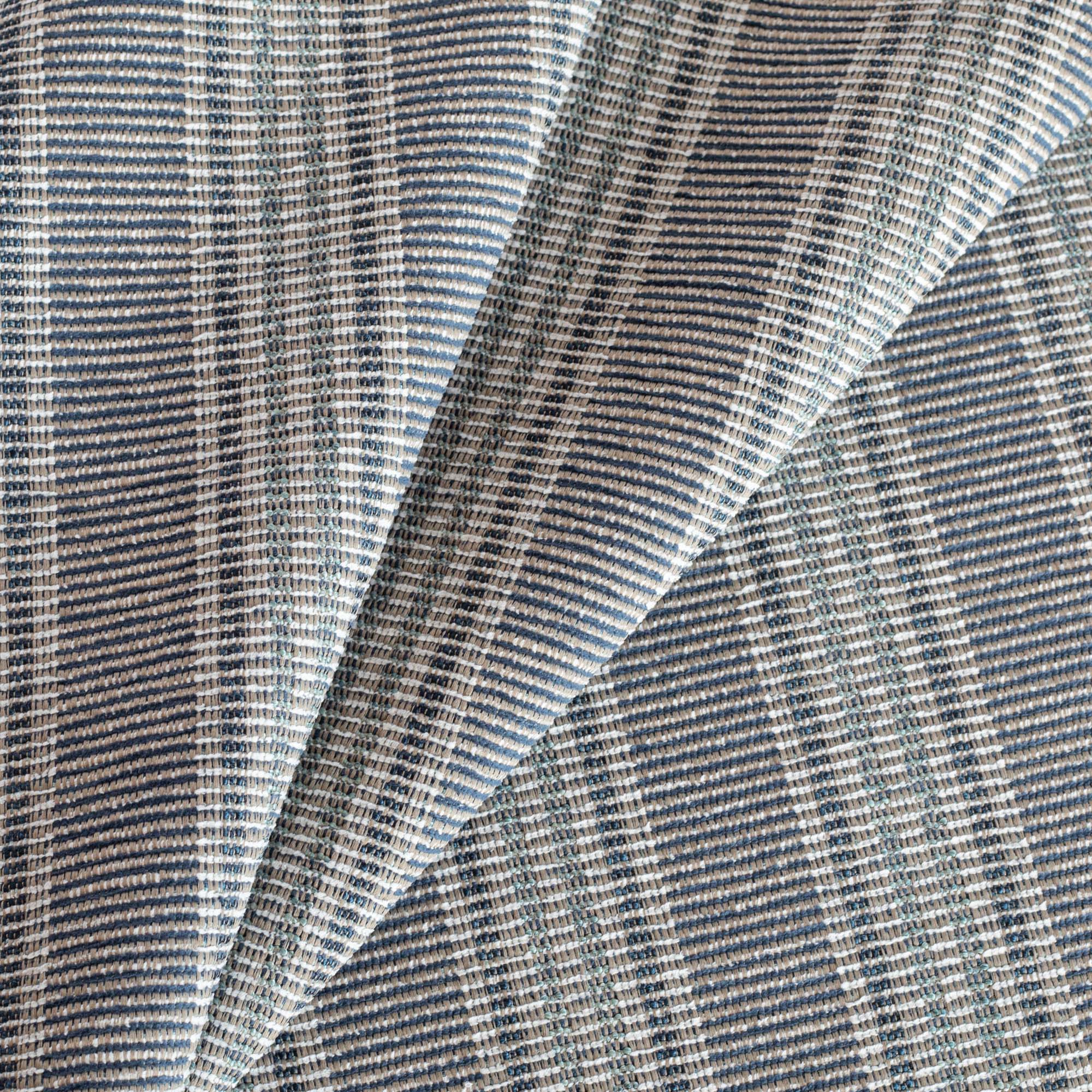 Sonoma Stripe InsideOut Fabric - Deep Sea Blue - Premium Upholstery Material for Sofas, Chairs & Home Decor | Perfect for DIY Projects & Furniture Restoration