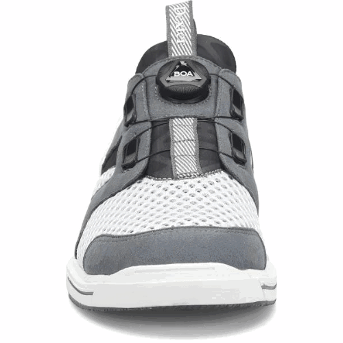 Dexter Men's DexLite Pro BOA Bowling Shoes - White/Grey - Right Hand - Perfect for League Play & Tournament Bowling