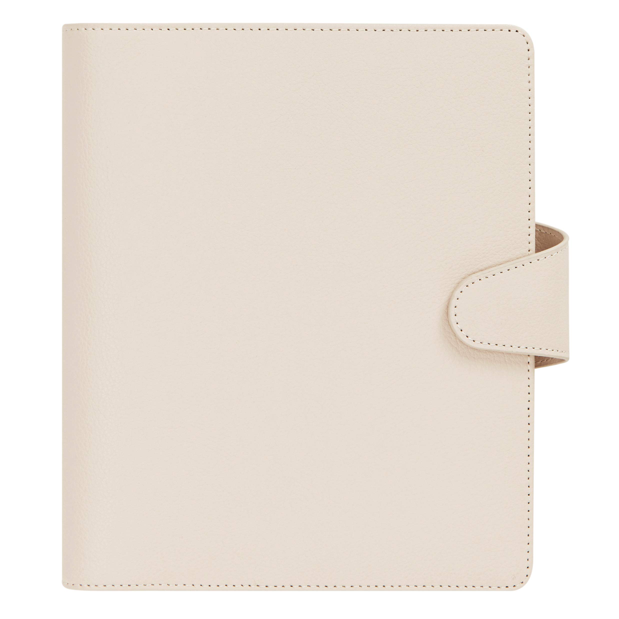 kikki.K Large Leather Personal Planner - Signature Range in Almond (11512801) | Premium Organizer for Work, School & Daily Planning | Perfect Gift for Professionals & Students