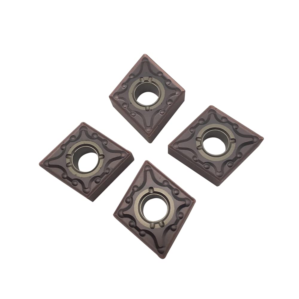 CNMG431MA Carbide Turning Inserts for Steel, Stainless Steel, Iron & Cast Iron - 10 Pack CNC Lathe Cutting Tools Compatible with MCLNR/L Tool Holders | High Precision Metalworking for Automotive Parts & Industrial Machining