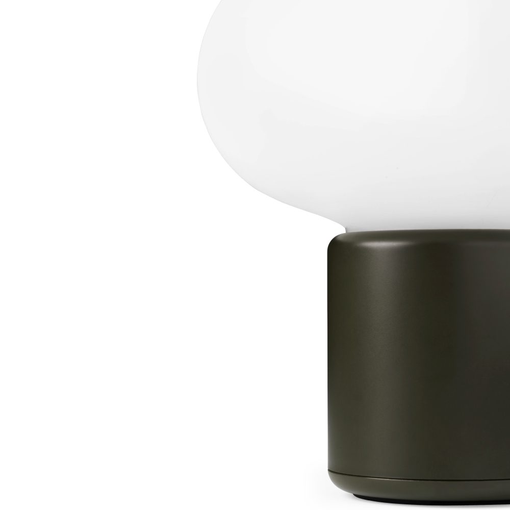 Karl Johan Portable Lamp - Modern Table Lamp with USB Charging, Adjustable Brightness, Forest Green - Perfect for Bedroom, Living Room, Office & Outdoor Camping