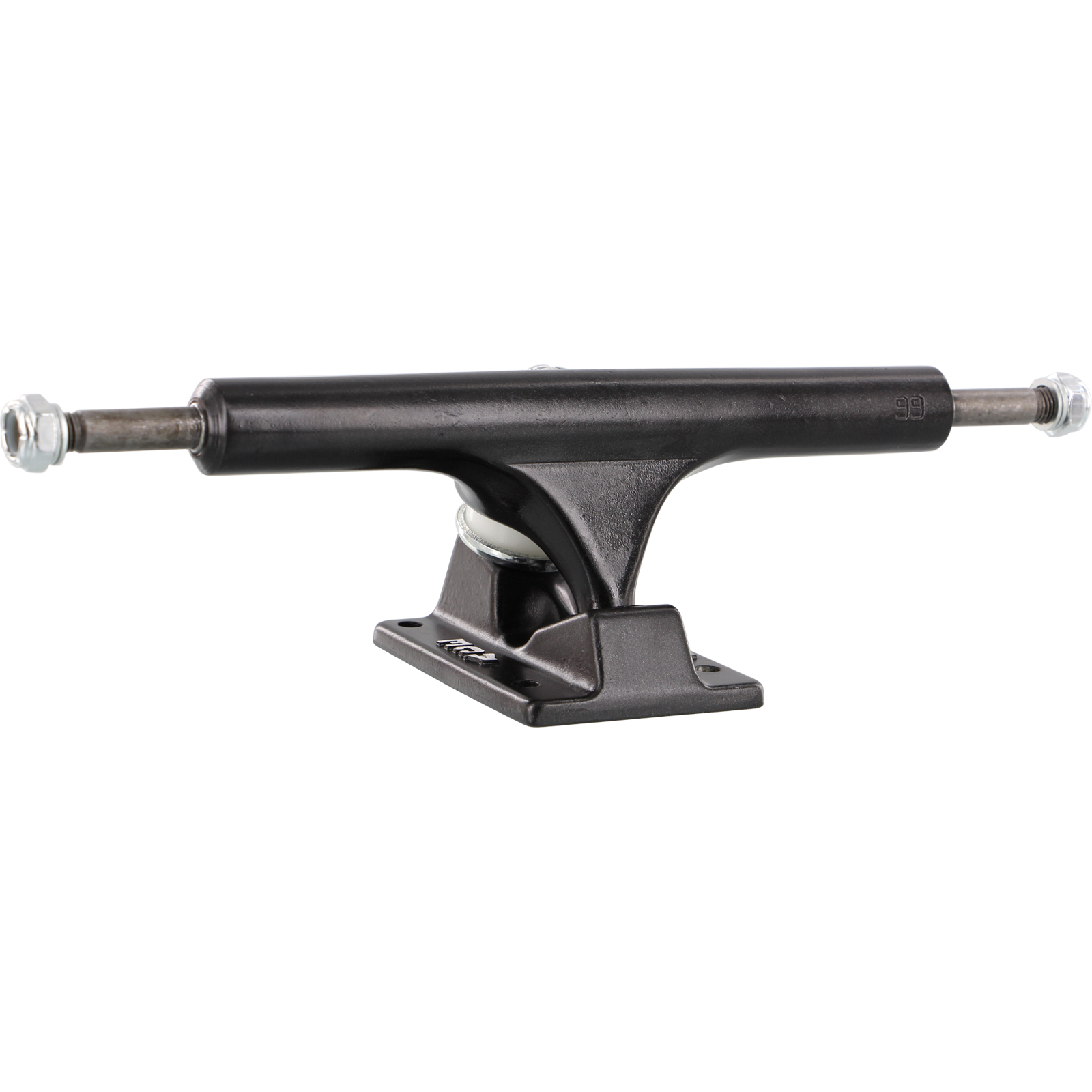Ace High Truck 66/6.75 Flat Black Skateboard Trucks - Set of 2 - Perfect for Street Skating, Tricks & Smooth Rides