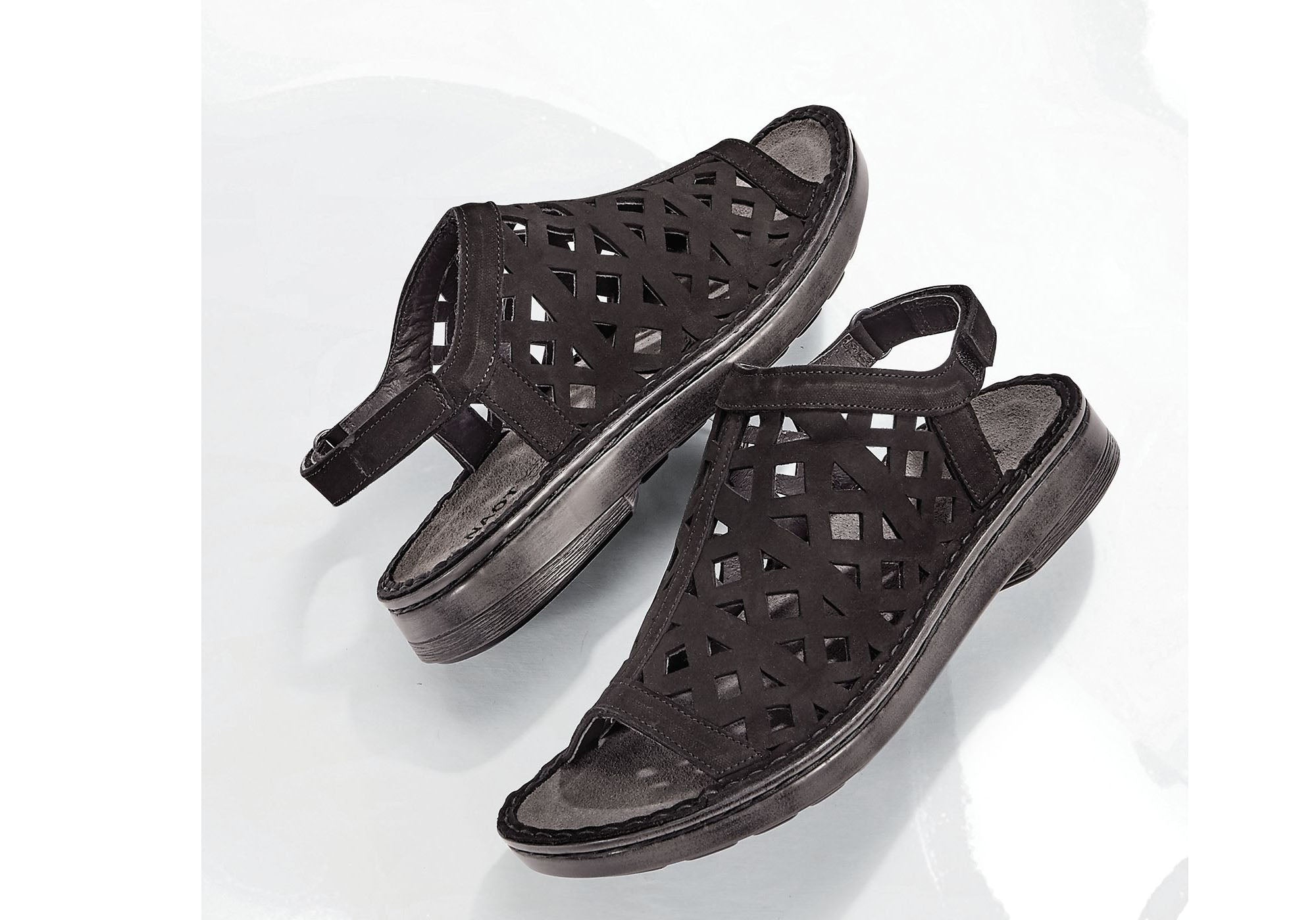 Naot Amadora Women's Leather Comfort Sandals - Wide Fit, Orthotic Friendly - Perfect for Travel, Walking & Everyday Wear