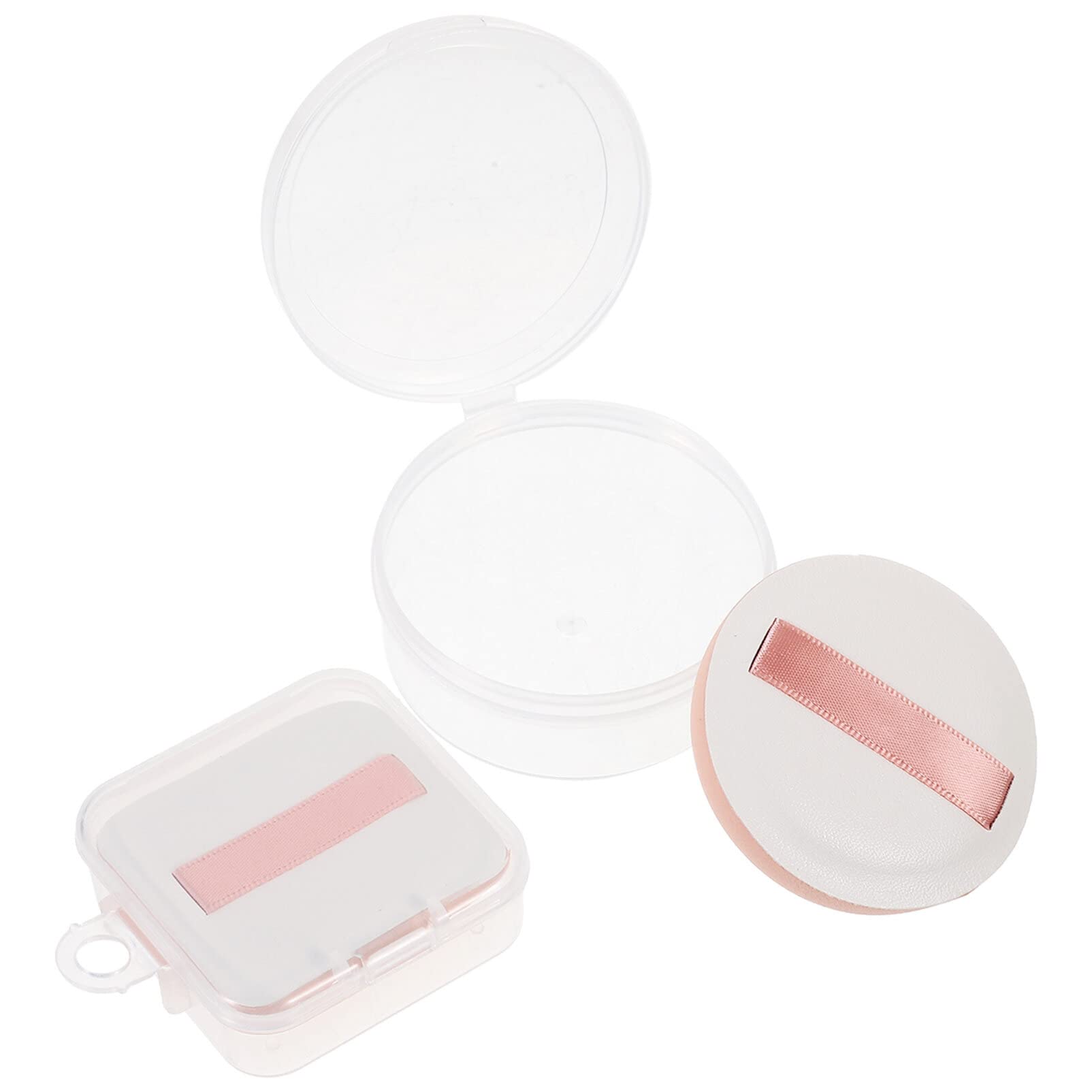 EXCLUZO 2-Pack Powder Puffs & Makeup Sponges - Foundation Blender for Wet or Dry Use - Soft Makeup Puffs for Women & Girls - Perfect for Liquid, Powder & Cream Foundation Application