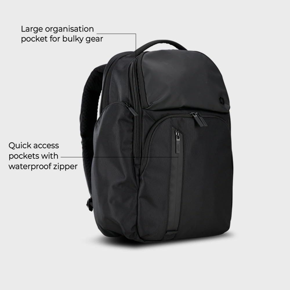 OGIO Pace Pro 2024 Backpack 25L - Lightweight Durable Laptop Backpack for Men & Women, Water-Resistant Travel Backpack with USB Charging Port - Perfect for Work, School, College & Business Travel