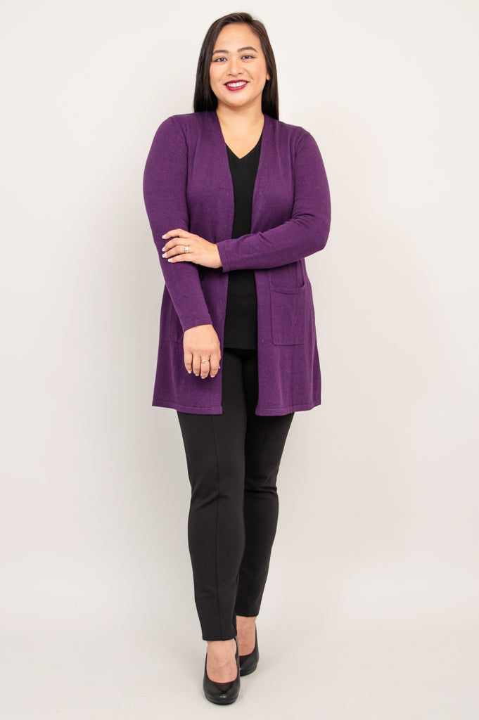 Justine Sweater Women's Bamboo Cotton Blend Knit Top - Soft & Breathable Royale Collection for Casual Wear & Office Outfits