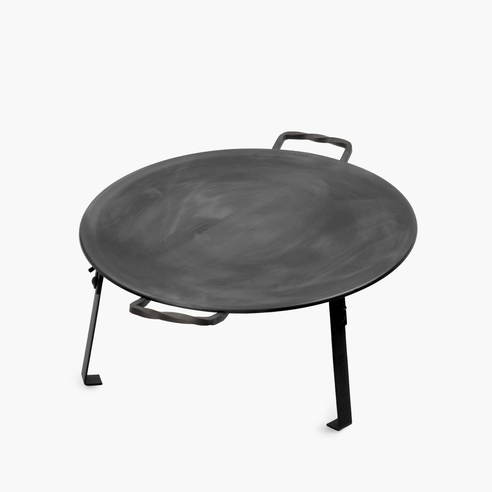 Premium Cowboy Wok - Heavy Duty Cast Iron Skillet for Outdoor Cooking, Camping & BBQ | Perfect for Stir Fry, Grilling & Dutch Oven Meals