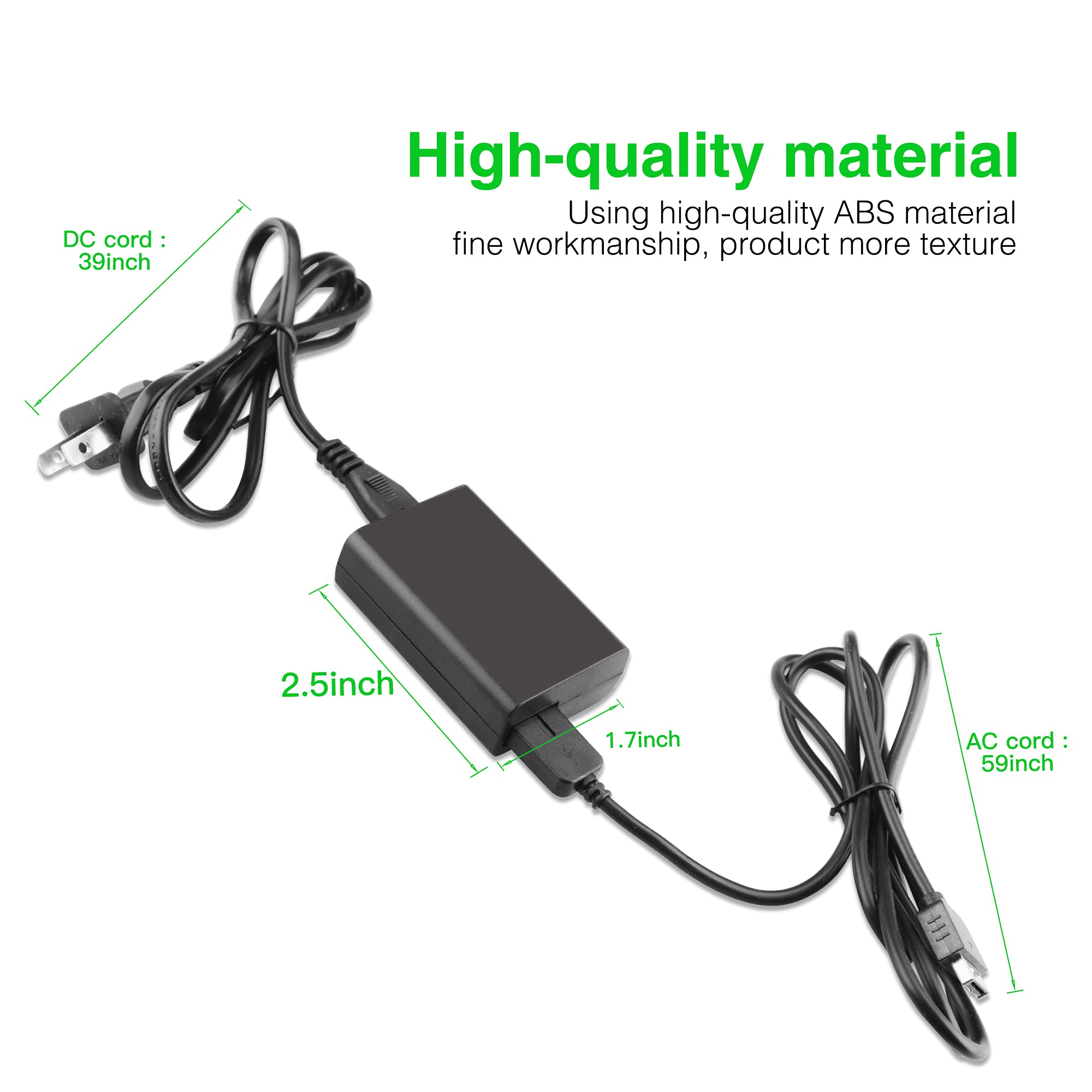 PS Vita 1000 Charger Bundle - 1 Pack Fast Charger & 4 Pack HD Screen Protectors for Sony PlayStation Vita 1000 - Perfect for Gaming On-The-Go & Travel Protection