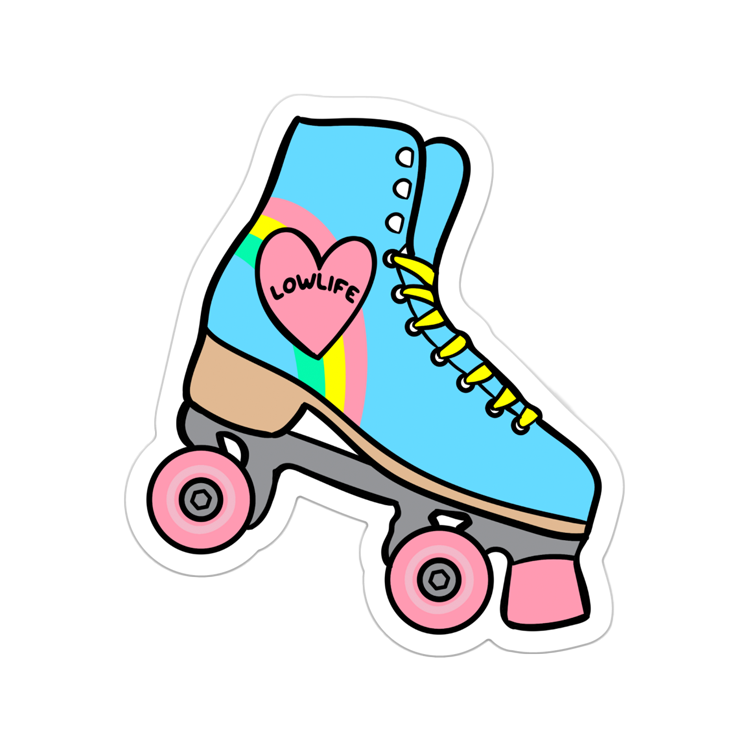 Heart Rainbow Skateboard Stickers - Waterproof Vinyl Decals for Skateboards, Laptops, Helmets & More - Perfect for DIY Customization & Personalization