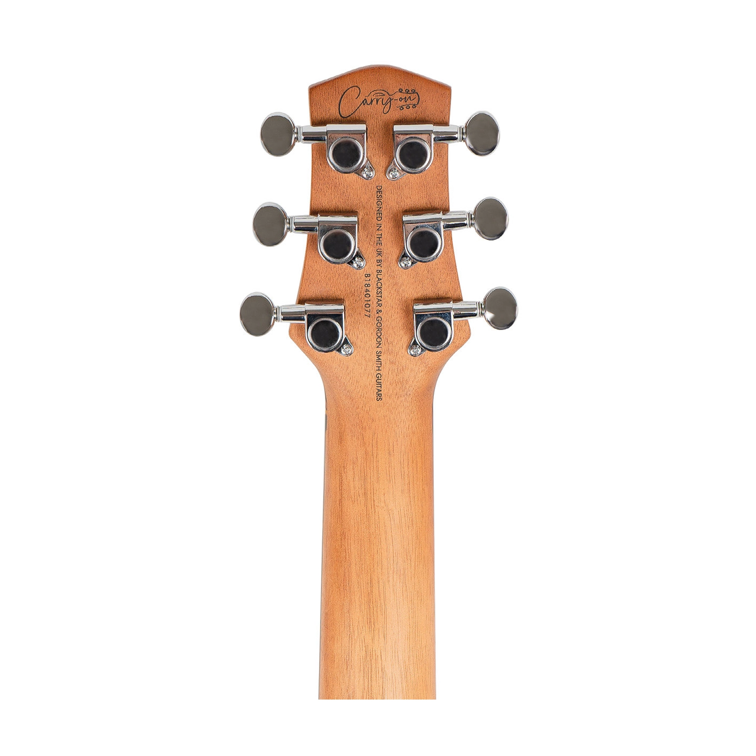 Blackstar Travel Guitar with Gig Bag - Compact & Portable Acoustic Electric Guitar for Travel, Camping & Busking - White