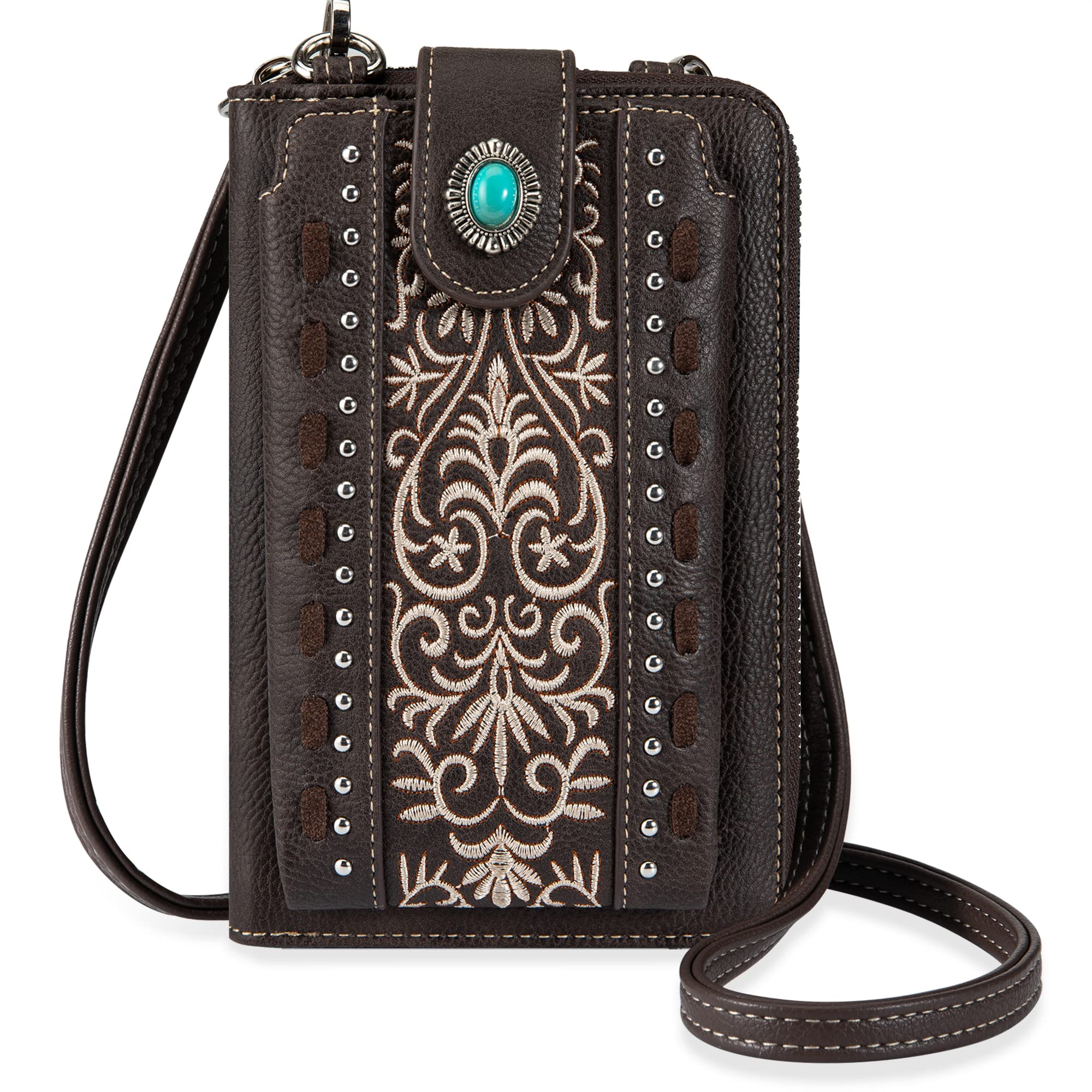 Montana West Small Crossbody Bags for Women - Stylish Western Handbag with Multiple Cash Slots - Perfect for Travel, Shopping & Everyday Use