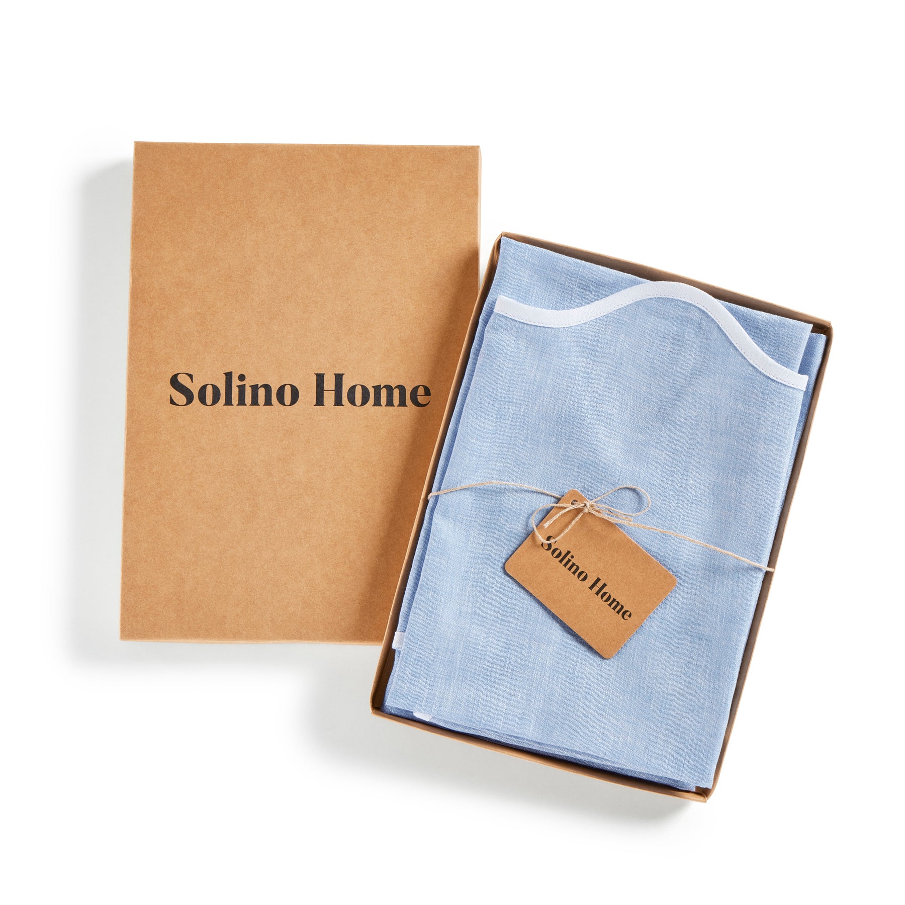 Giselle Scallop Edge Napkins - Set of 4 Premium Linen Dinner Napkins for Wedding, Party & Holiday Table Decor