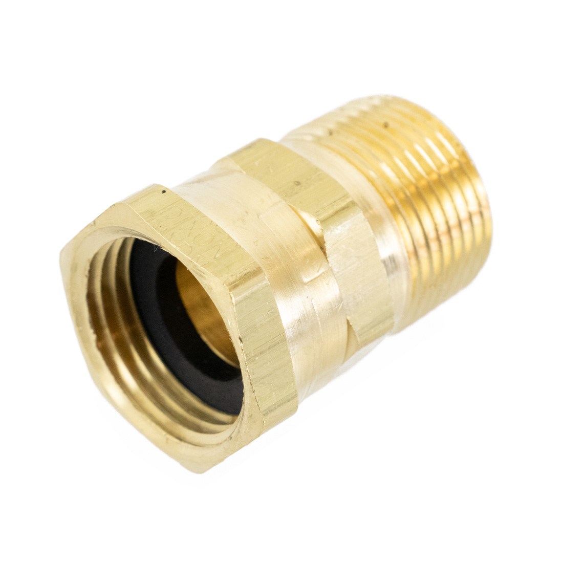 XERO Pure Garden Hose to Female Swivel Adapter 3/4 Inch - Heavy Duty Brass Connector for Outdoor Watering, Sprinklers & Washing - Perfect for Lawns, Gardens & Car Cleaning