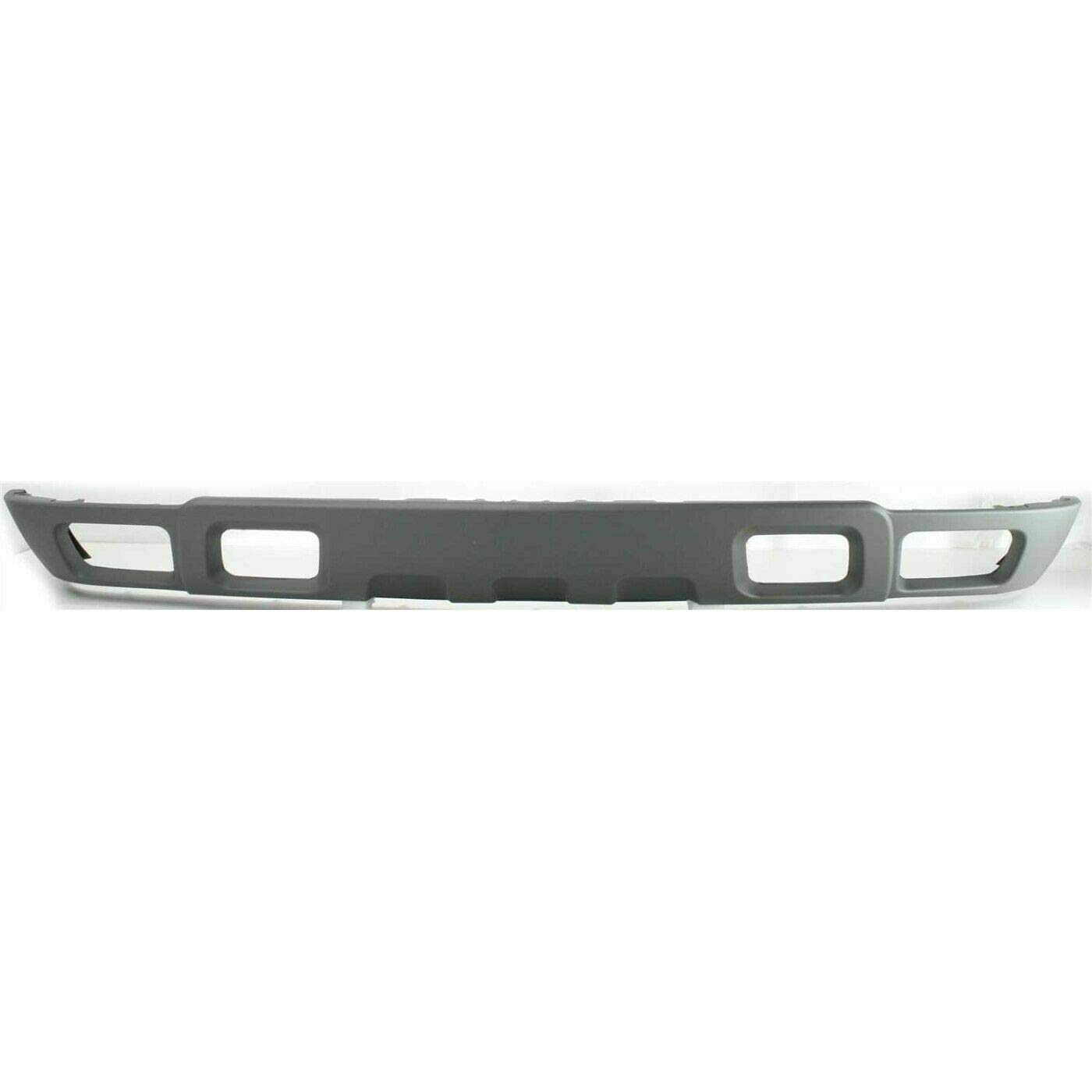 Textured Gray Front Lower Valance with Fog Lights - Direct Replacement for Chevrolet Silverado 1500/2500/3500 (2004-2006) - Right Passenger & Left Driver Side - OEM Part Numbers 10397999, 15791433, 15791434 - Perfect for Off-Roading & Truck Customization