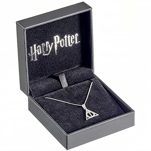 Harry Potter Deathly Hallows Necklace with Crystals - Perfect Gift for Fans