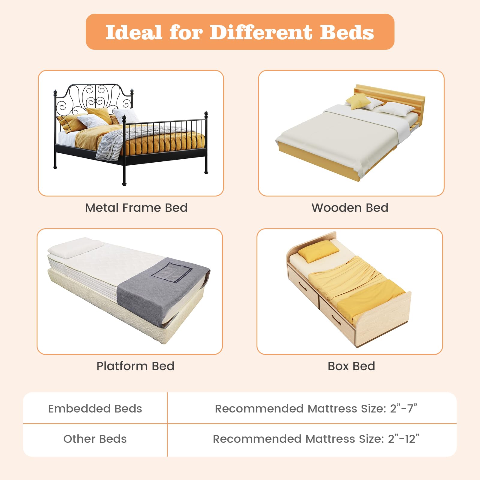 HONEY JOY Extra Long Foldable Portable Swing Down Safety Bed Rail for Toddlers - 47 Inch White Bed Guard Rail for Crib, Twin, Full, Queen & King Size Mattresses - Perfect for Travel, Home & Child Safety (1 Pack)