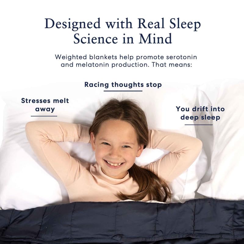 Luna Weighted Blanket for Kids 10lbs - Twin Size 41