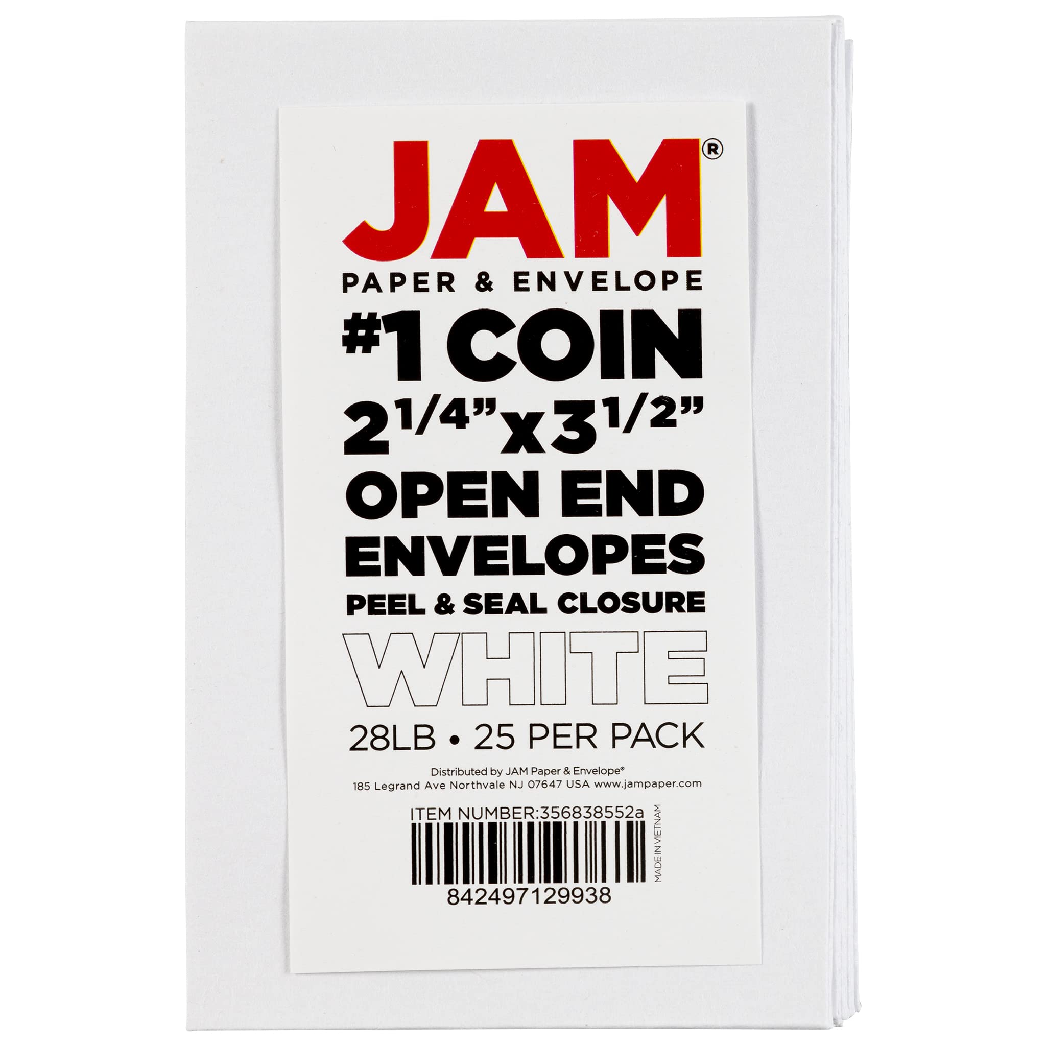 JAM PAPER Coin Envelopes 2.25x3.5