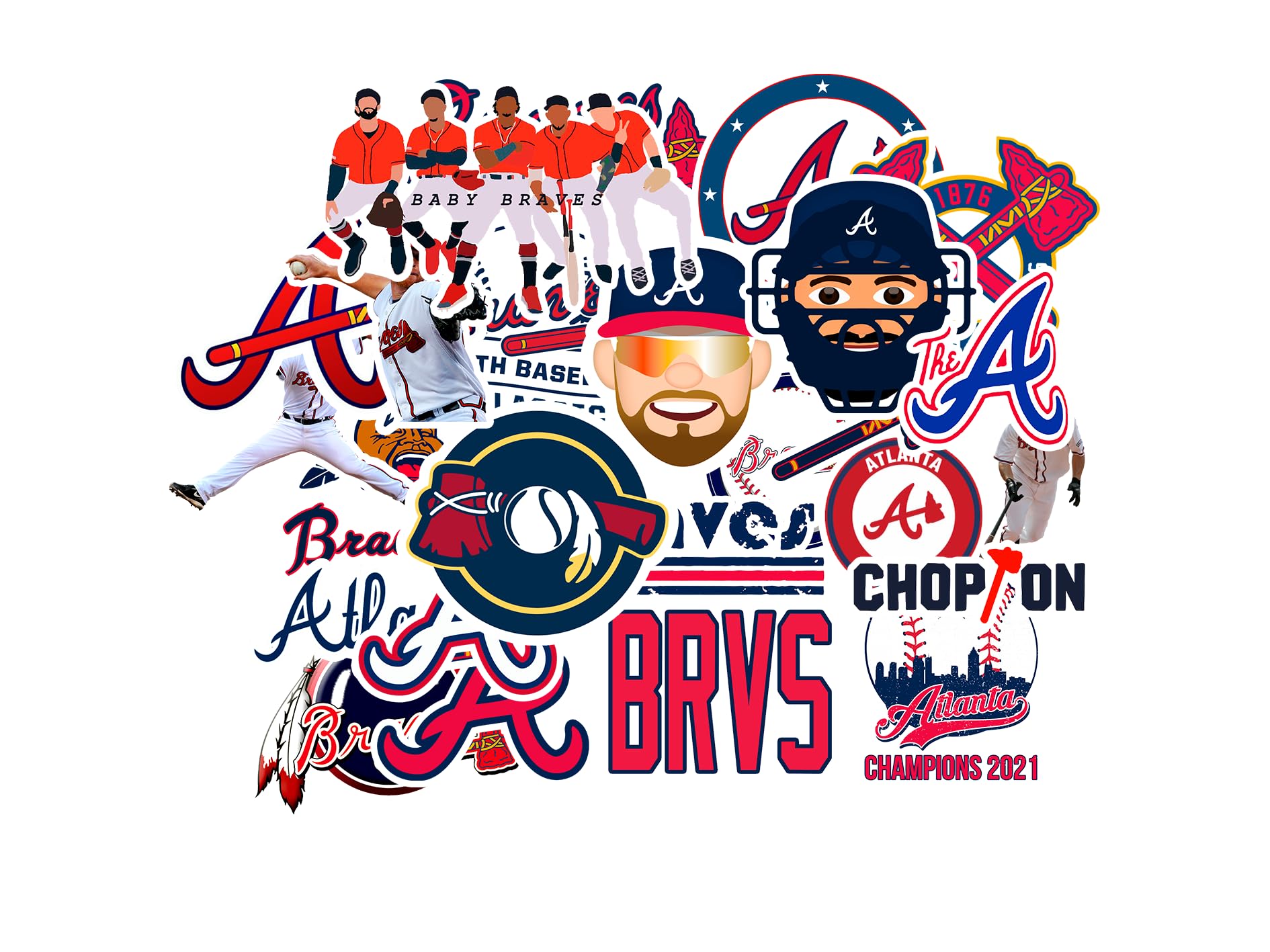 25 PCS American Baseball Stickers for Water Bottle, Laptop, Bicycle, Computer, Motorcycle, Travel Case, Car Decal - Perfect for Sports Fans, DIY Crafts, and Personalizing Accessories