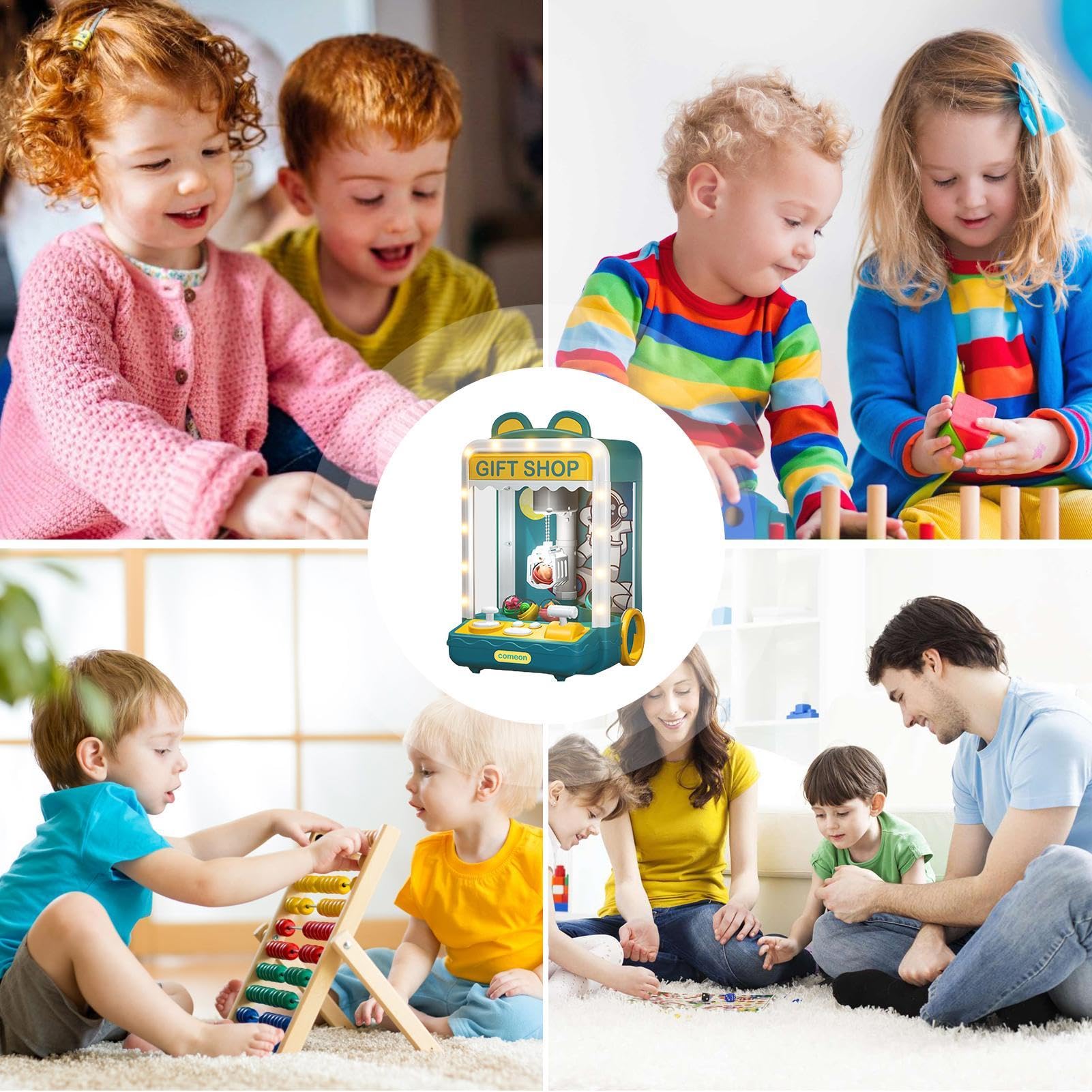 Quaeetyu Kids Claw Machine - Arcade Candy Grabber & Prize Dispenser Game for Children | Fun Birthday Party & Carnival Gift for Boys & Girls
