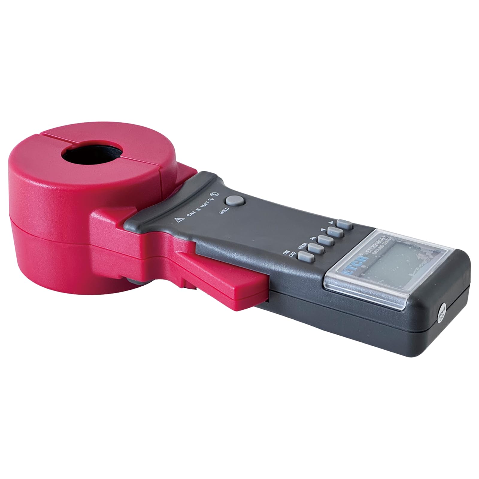 ETCR2100A+ Digital Clamp Ground Resistance Tester - 0.010Ω to 200Ω Range, Double Insulation Protection - Perfect for Electrical Maintenance, Solar Panel Installation & Industrial Safety Testing
