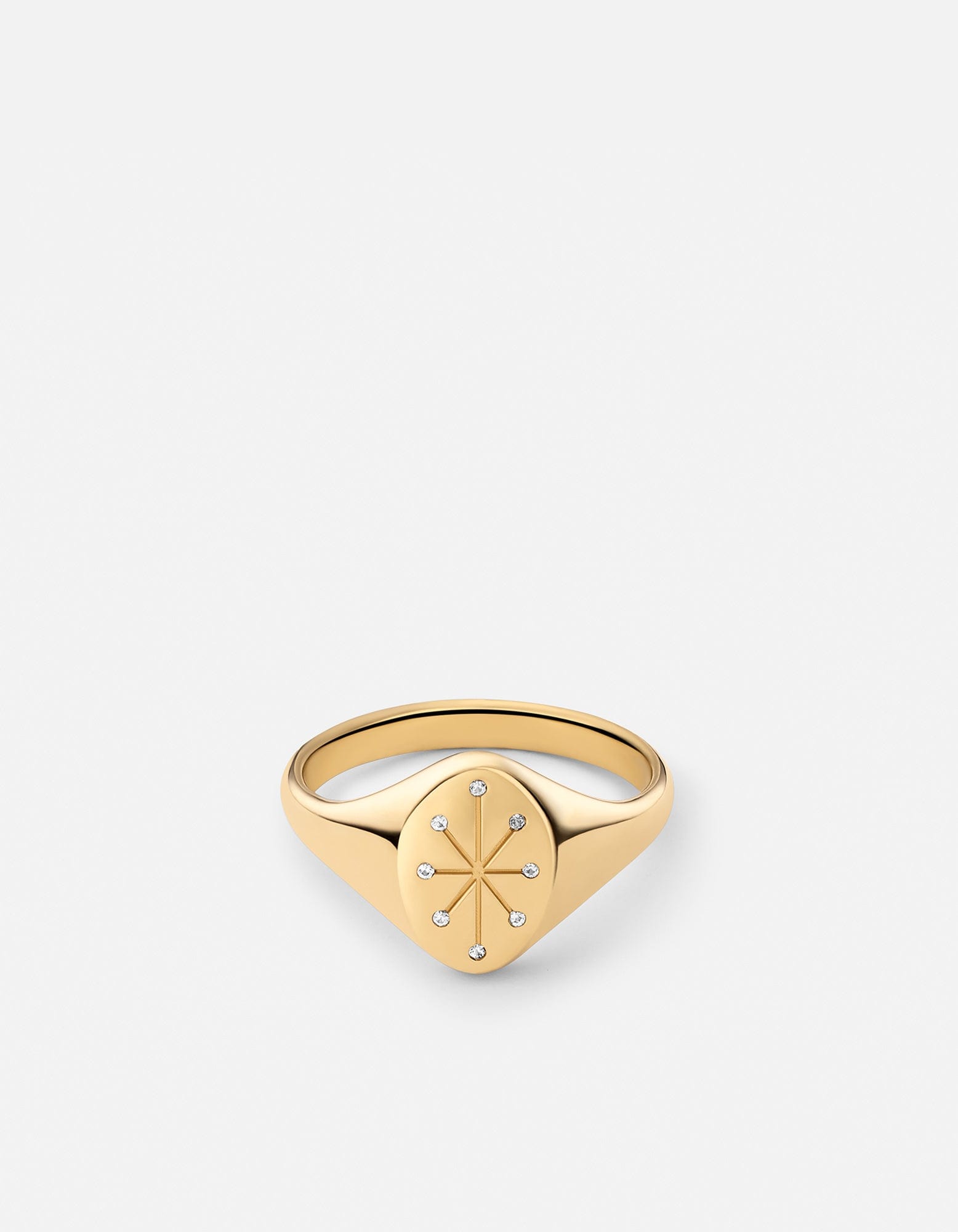 Polished Gold w/Diamonds