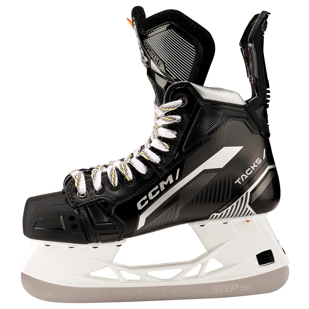 CCM Tacks Vector Premier 2022 Intermediate Ice Hockey Skates - Lightweight Performance Skates for Youth & Adult Hockey Players - Perfect for Rink Games, Training & Competitive Play