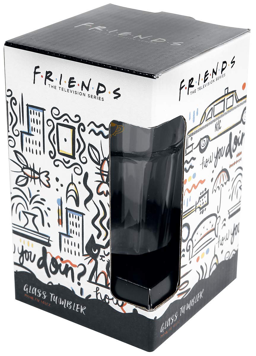 Friends GP85421 Insulated Tumbler Mug with Lid - 20oz Double Wall Stainless Steel Travel Coffee Cup - Leakproof & Sweatproof - Perfect for Office, Gym, Hiking & Outdoor Activities