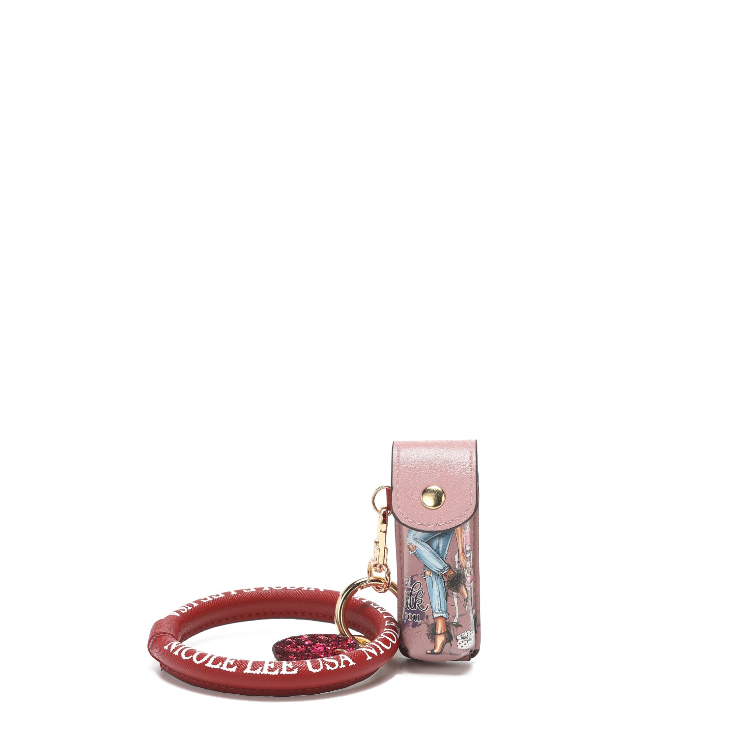 Stylish Lipstick Case Wristlet Keychain - Portable Cosmetic Holder for Women | Perfect for Travel, Parties & Everyday Use