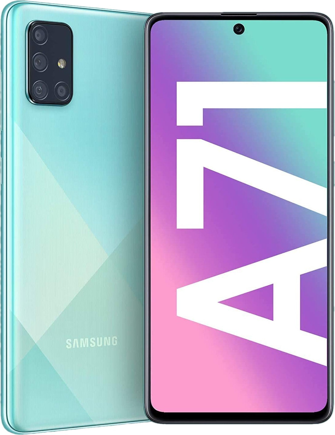 Samsung Galaxy A71 128GB Unlocked Smartphone - Blue | GSM Compatible | 6.7