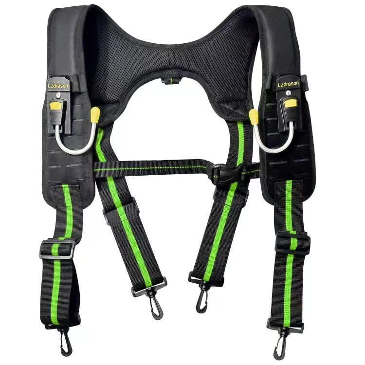 Heavy Duty Tape Measure Holder & Drill Holster - Tactical Tool Belt Clip for Electricians & Contractors - Cordless Tool Pouch with Secure Belt Hook - Perfect for Construction, DIY Projects & Professional Worksites