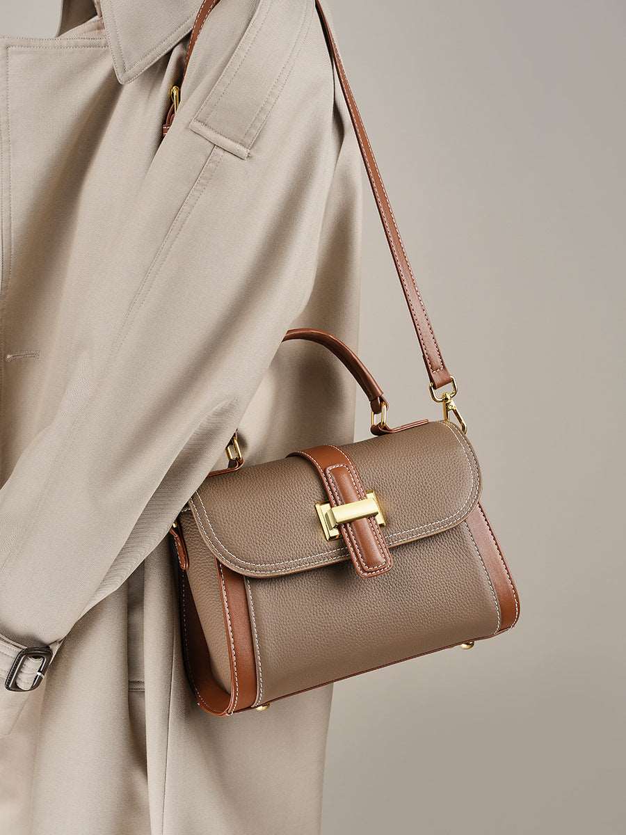 Stylish Women's Genuine Leather Handbag - Perfect for Work, Travel & Everyday Use