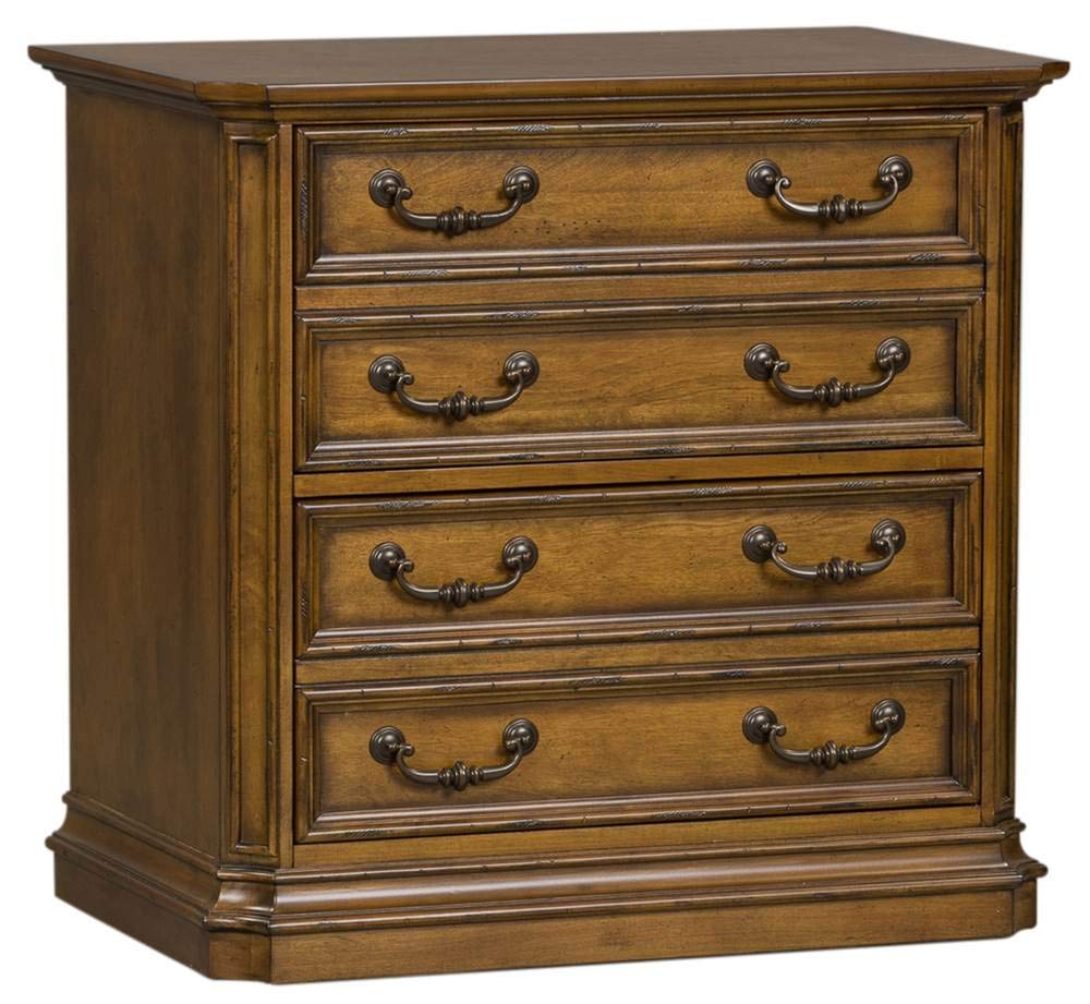 Liberty Furniture Amelia Lateral File Cabinet - 2-Drawer Office Storage with Locking Mechanism for Home & Office Organization