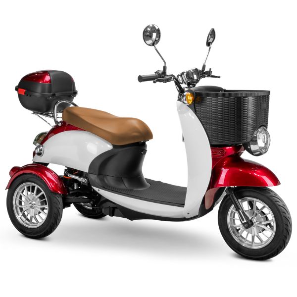 Premium Supreme 3-Wheel Mobility Scooter for Adults - Lightweight Electric Scooter with Long Battery Life - Ideal for Shopping, Travel & Outdoor Activities